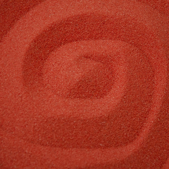 Кварцевый песок 1 кг, цвет красный