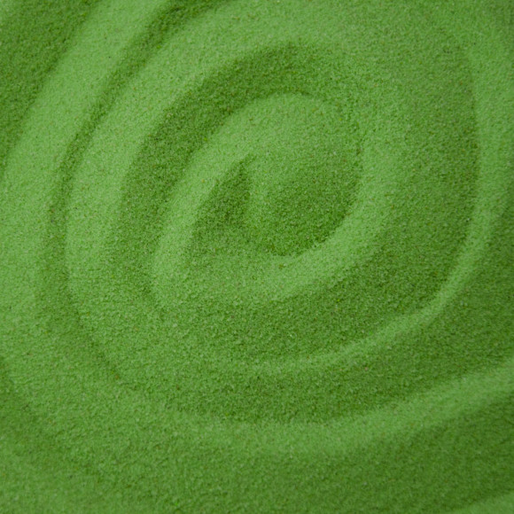 Кварцевый песок 1 кг, цвет салатовый