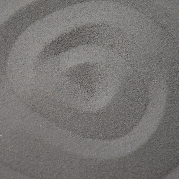 Кварцевый песок 1 кг, цвет серый