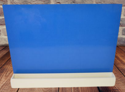Лего-стена с отсеком (120х200 см, синяя)