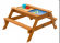Стол со скамейками для игр с песком и водой