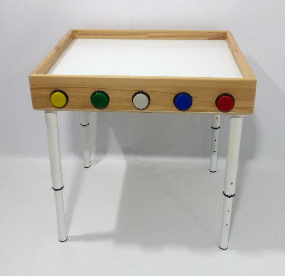 Световой стол для рисования песком "Светофор" (с кнопками управления, бук)