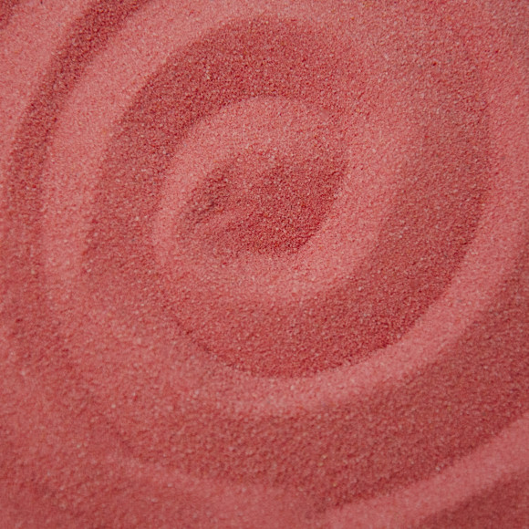 Кварцевый песок 1 кг, цвет розовый (фракция 0.1-0.3)